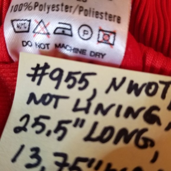 #955 NWOT Adidas Red & Blue Track Jacket S Dolman - Picture 16 of 16
